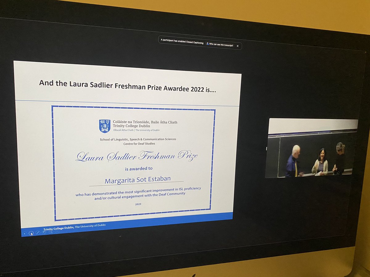 Congratulations to the nominees and the recipient of the Laura Sadlier Freshman Prize - Margarita Sot Estaban 🙌very well deserved