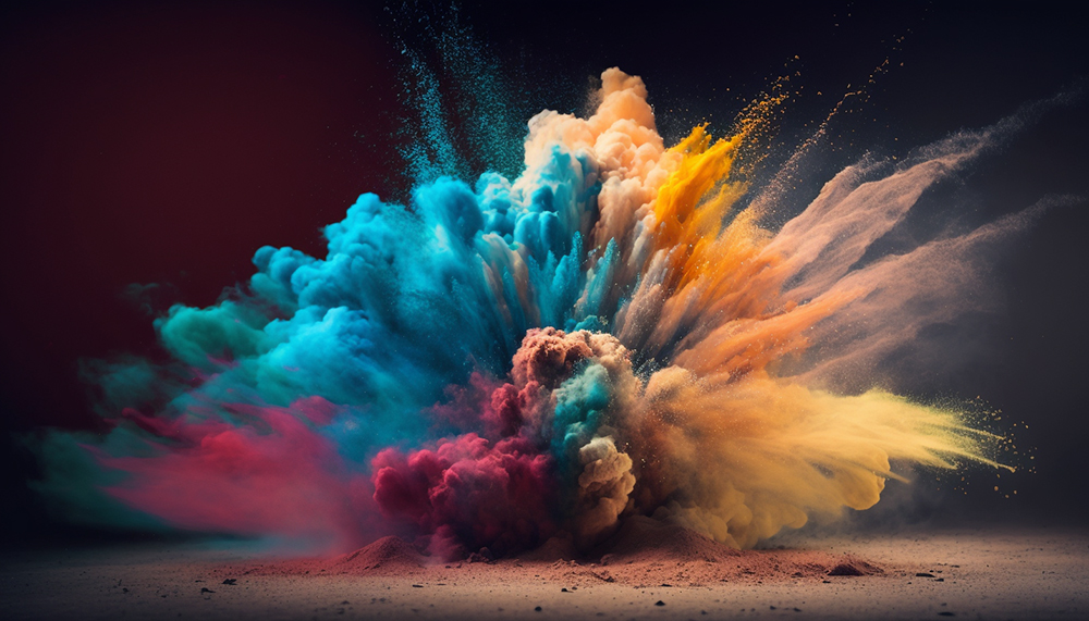 polarpx's tweet photo. Explosion at the color factory.
#Aigenerated #aigeneratedart #Colors  #explodingcolors #digitalart #digitalpainting #art #digitalart #explosions   #photorealistic #ultrahighspeedphotography #art https://t.co/f7Ta4d4xb0