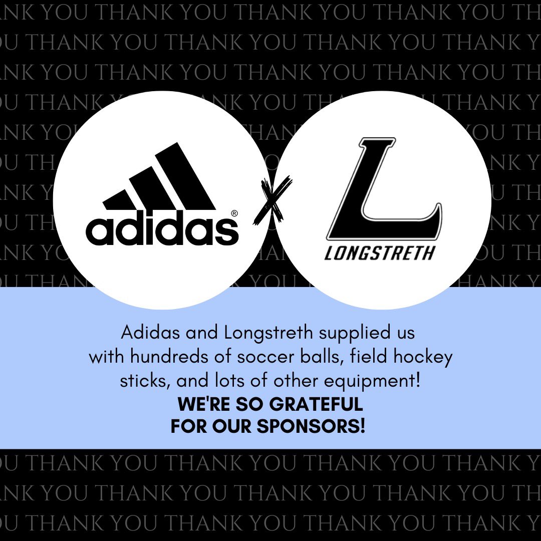 BeyondOurGame's tweet photo. BOG &amp; PFF (@b_pinto9) would like to give a huge shoutout to our event sponsors: @adidas and @LongstrethUSA! They donated equipment for over 100 campers to utilize! We are incredibly grateful for their commitment to develop athletics at the grassroots level! See you all in April!! https://t.co/EejREsjsvI