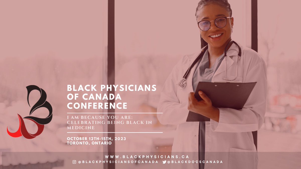 Black Physicians of Canada on Twitter "Save the date! Our inaugural Black Physicians of Canada