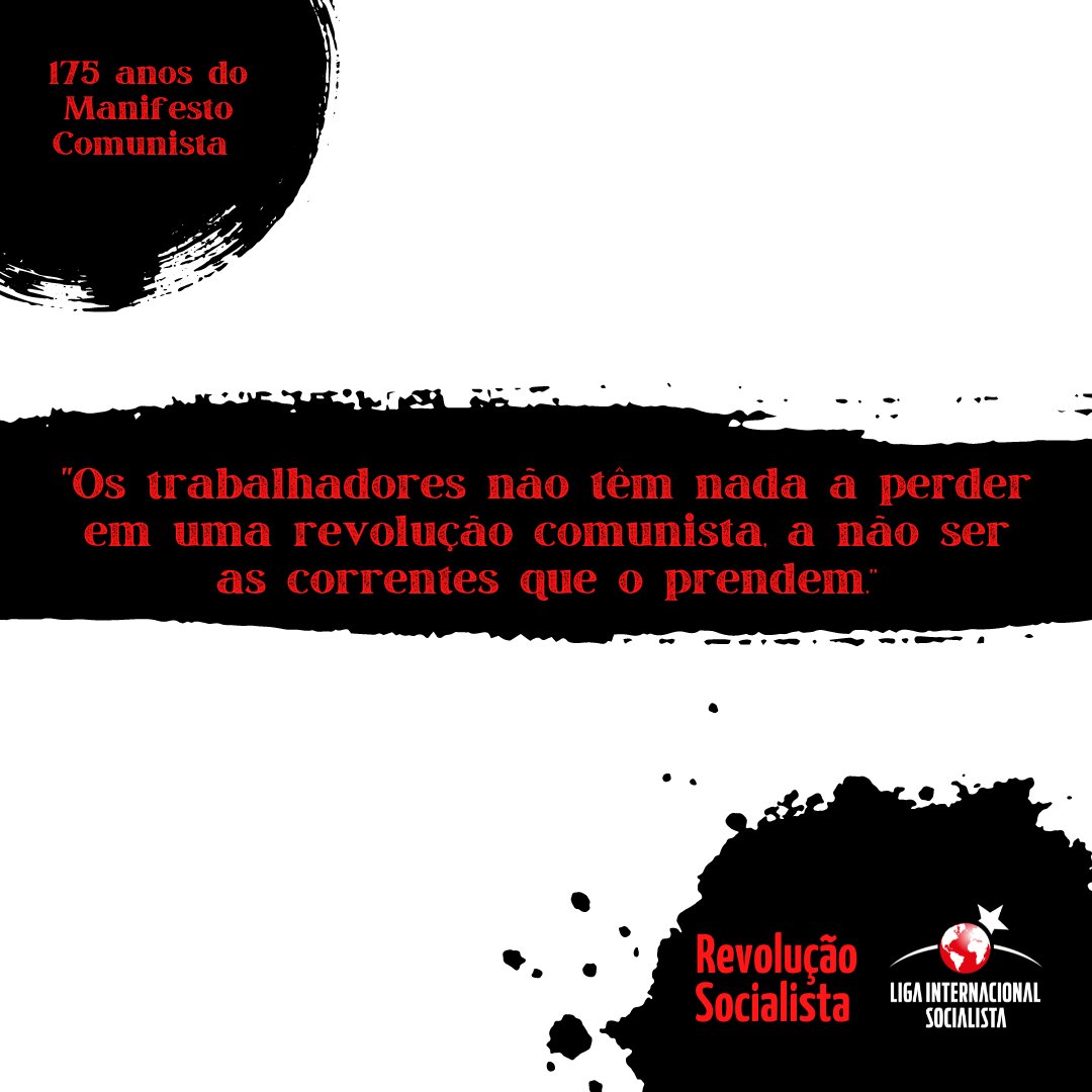 revolucaospsol's tweet photo. 175 anos da primeira publicação do Manifesto Comunista, aquele que ainda hoje demarca o caminho.

#manifestocomunista
#Marx #Engels #Marxism https://t.co/n3jpBj9a4h