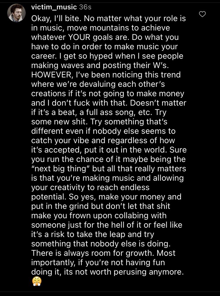 VICTIM_Music's tweet photo. Welp. Broke my “no opinions on the internet” streak but someone had to say it🤷🏻‍♂️ https://t.co/uC1uM9Zv9B