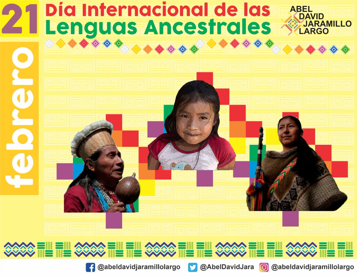 La preservación, rescate y recuperación de nuestras lenguas maternas son fundamentales para la pervivencia de pueblos indígenas, reconocemos nuestros ancestros y sus luchas por la preservación de las lenguas ancestrales, hoy conmemoramos esta importante fecha. #JuntosSíPodemos