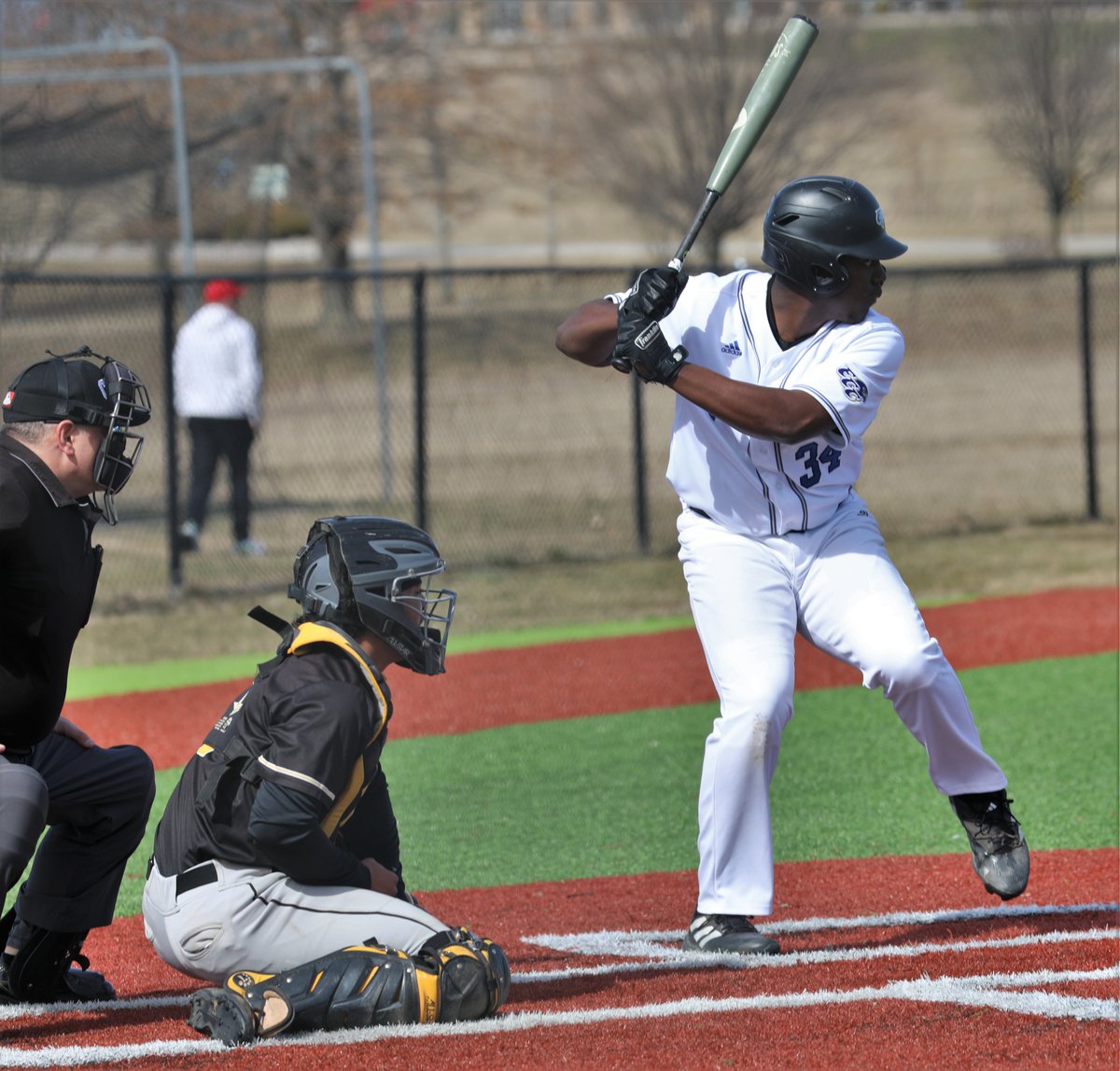 ECC_Falcon's tweet photo. It is Opening Day at Taco Bell Field where the @ECCFalconBSB team is squaring off against the Frontier Community College team in a doubleheader! 

Here are a few shots from today's first game. The second game is slated to start at 3 p.m. 
#ECCFalcons #ECCBaseball https://t.co/8GxSE8mowp
