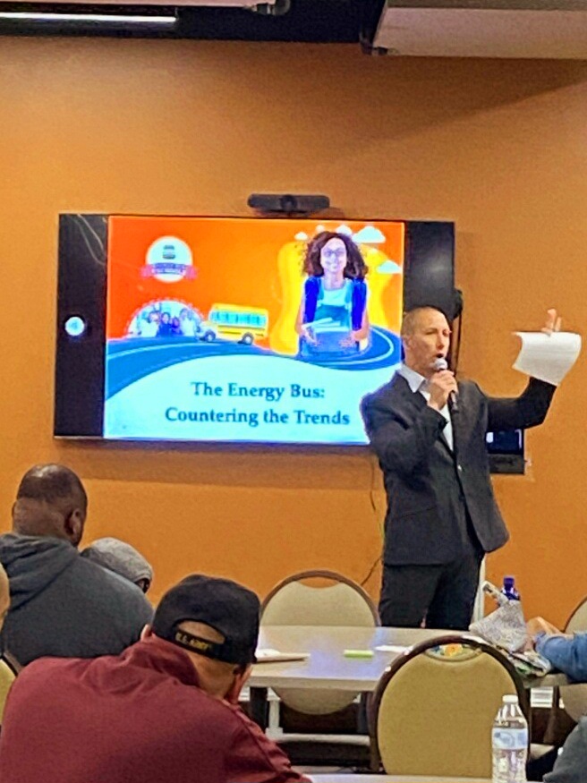 JimVanAllan's tweet photo. Great to be with @HephzibahHigh and #ButlerHighSchool in Augusta last week. I shared some alarming statistics with this group on education and how CULTURE and RELATIONSHIPS are part of the solution. @HephzibahHigh is even joining the @EnergyBusSchool program. @JonGordon11 https://t.co/O3sXSzTRIX