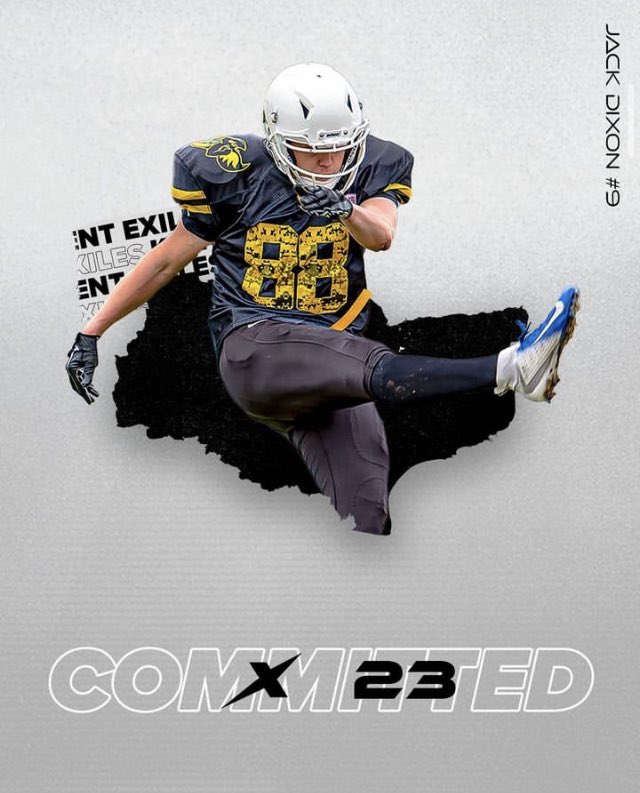 🏴‍☠️NEW SIGNING 🏴‍☠️

Special teams ace <a href="/jackdixon18/">jack dixon</a> signs with the Exiles for 2023!✍️

Jack has transferred from London Hornets and intends to play on the defence for 2023!

We look forward to you balling out this season as an Exile🙅🏼