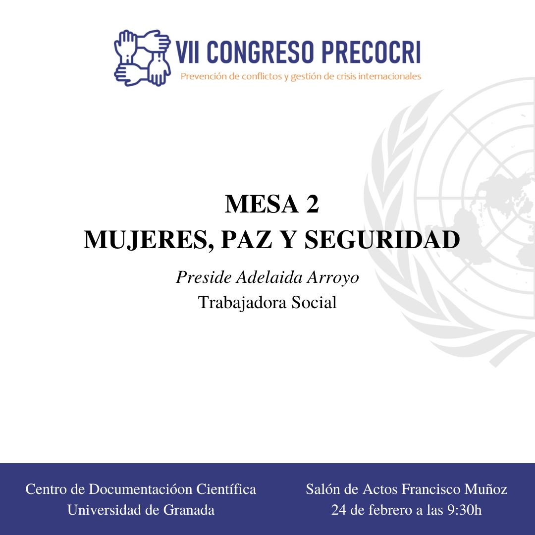PrecocriVii's tweet photo. La mesa dos la presidirá Adelaida Arroyo, trabajadora social https://t.co/SOsKXY63jy