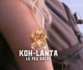 sarkaustik's tweet photo. #KohLantaLeFeuSacre c’est quoi ce logo tout pourri?? Une araignée ? https://t.co/y7ojIeHRhs