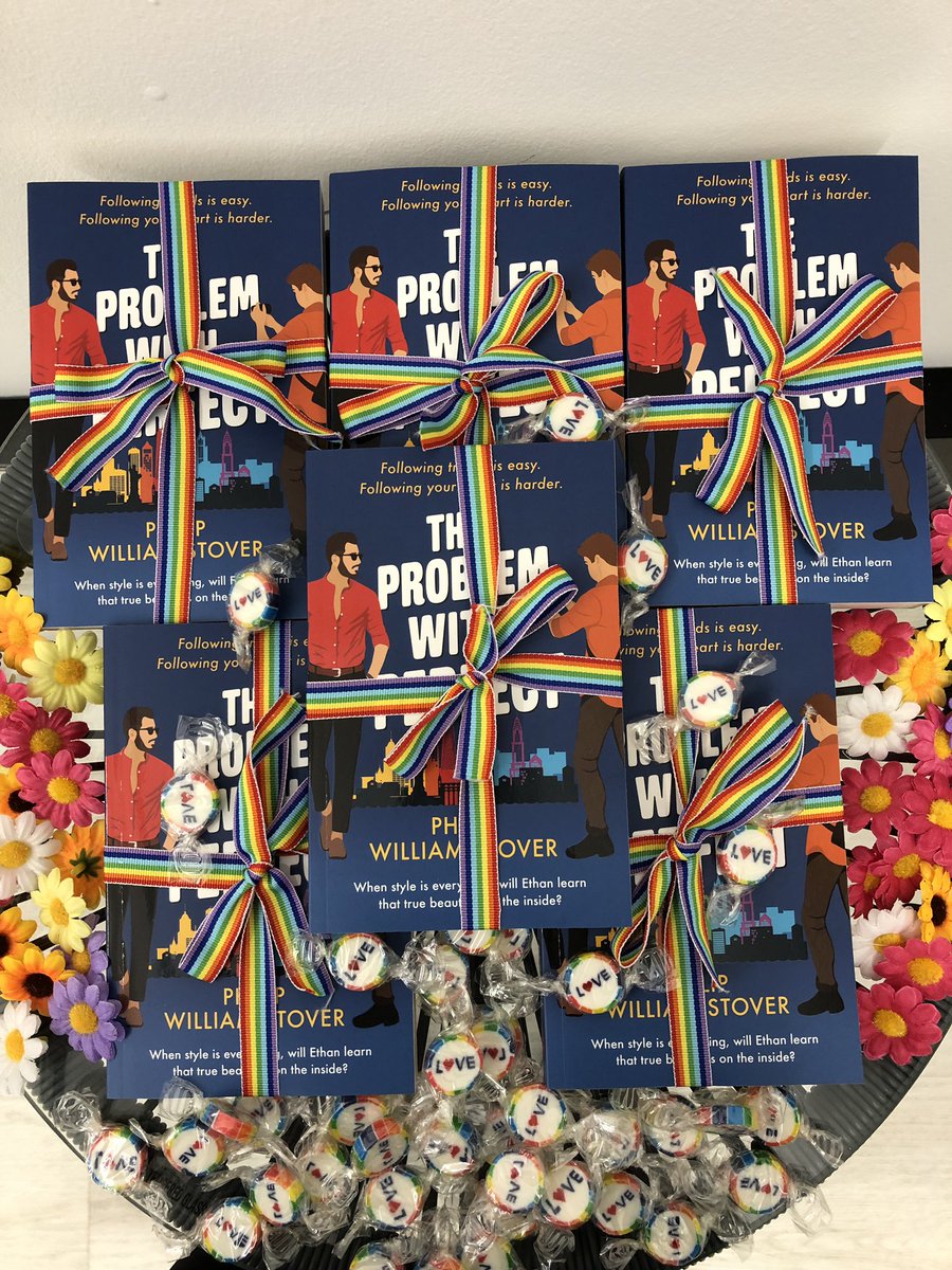ThanhmaiUK's tweet photo. Proofs of the new uplifting queer rom-com that is a love letter to NYC, featuring a fake-fake boyfriend, opposites attract and a vintage convertible full of elderly drag queens #TheProblemwithPerfect @PWStover coming from @HeraBooks in May 2023 https://t.co/Q2MlhKEg74