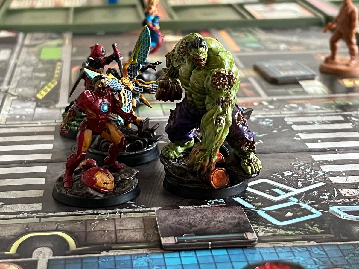 dice_sagas's tweet photo. https://t.co/jPgggsud02

A few snaps of the tutorial mission that was played out 🤙
#spinmastergames #boardgames #boardgame #Marvel #marvelzombicide  #citadelpaints #dicesagas #bgg #bhfyp #boardgamenight #cardgames #cmongames #IronMan #Hulk #Deadpool #CaptainAmerica https://t.co/TDL5whb3ZH