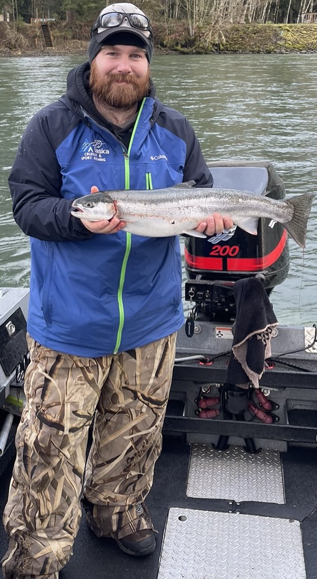 I have Feb 27th open for winter #steelhead or a #kokanee trip if anyone would like to book. 
Text call or dm 360-355-0006
#fishing #fishingguide #columbiariver #washington #oregon #boatcaptain #ifish #bookyourtrip #fyp #foryou #foryourpage #fy #letsgofishing