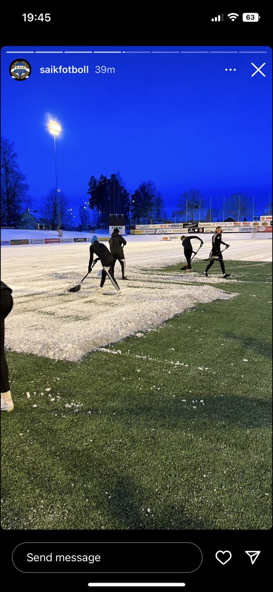 Dychey never managed in Sweden ❄️