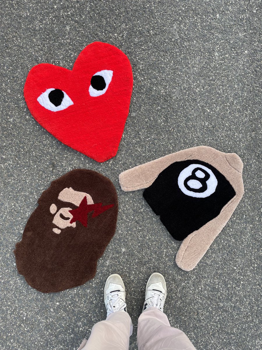 Tapetes feitos por mim ❤️‍🔥
Quem quiser ver mais pode dar o check no IG @Rugspriority 🫶🏻