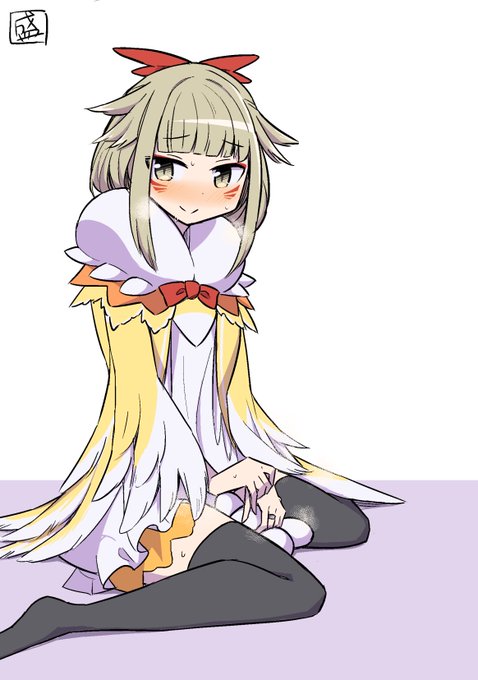 卵を温める鳥さん… 