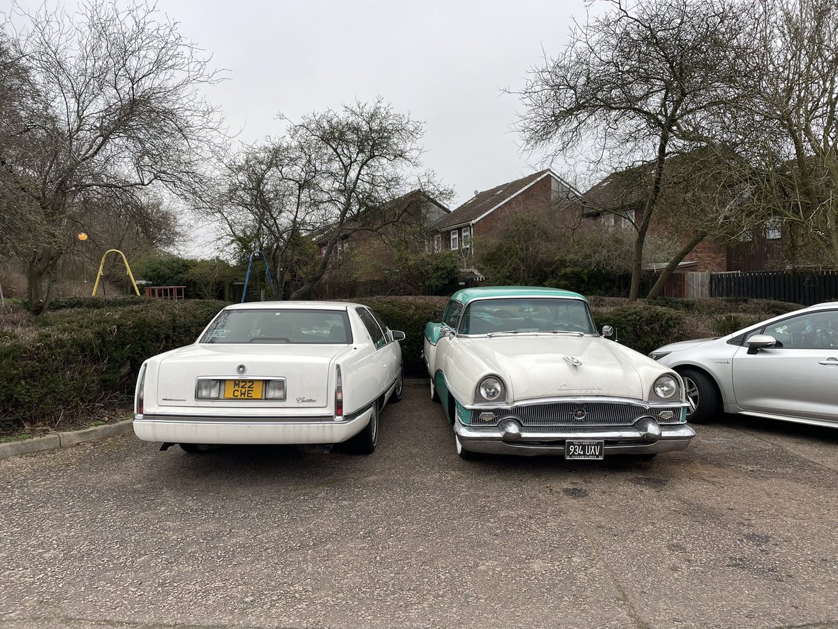 flaneurUK's tweet photo. Some unexpected Americana #streetspots today… and a bonus Ford Zodiac. https://t.co/leBYPeq4up
