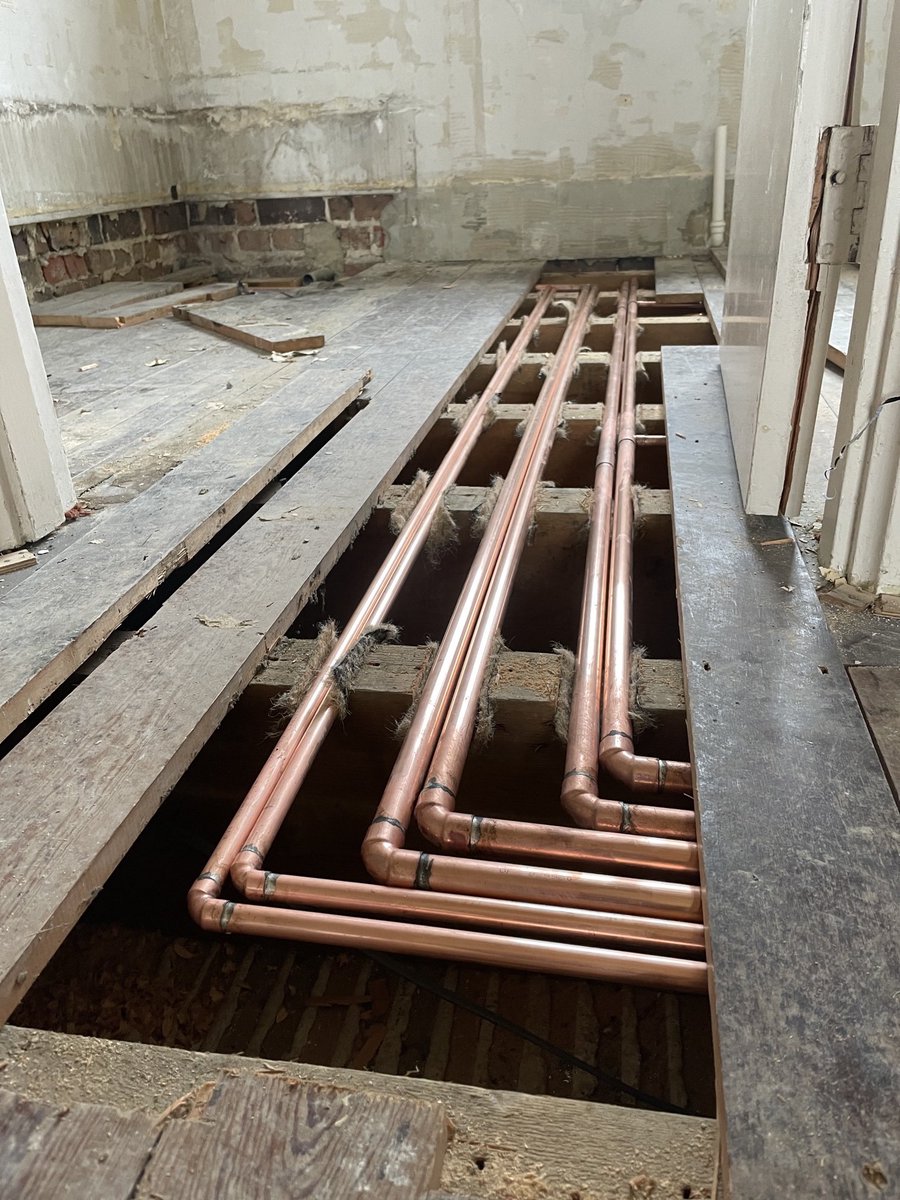 cannonrenewable's tweet image. 📍Project underway in Midhurst
🔥Full central heating system
♨️Underfloor Heating
🛁Bathrooms
-
-
-
#heating #underfloorheating #1stfix #copperpipe #plumbing #midhurst