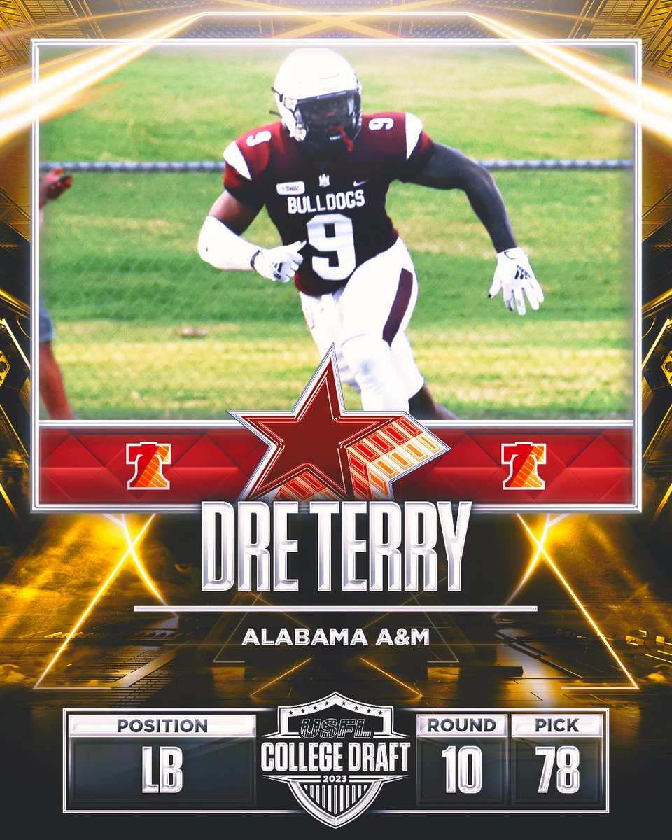 yardtalkhbcu on Twitter "RT USFLStars With the 78th pick in the 2023