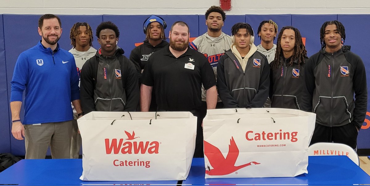 Thanks so much to Matt and our local Millville Wawa Store # 720 for donating dinner before our playoff game tonight. <a href="/TBoltAthletics/">Dave LaGamba</a> <a href="/Wawa/">Wawa</a>