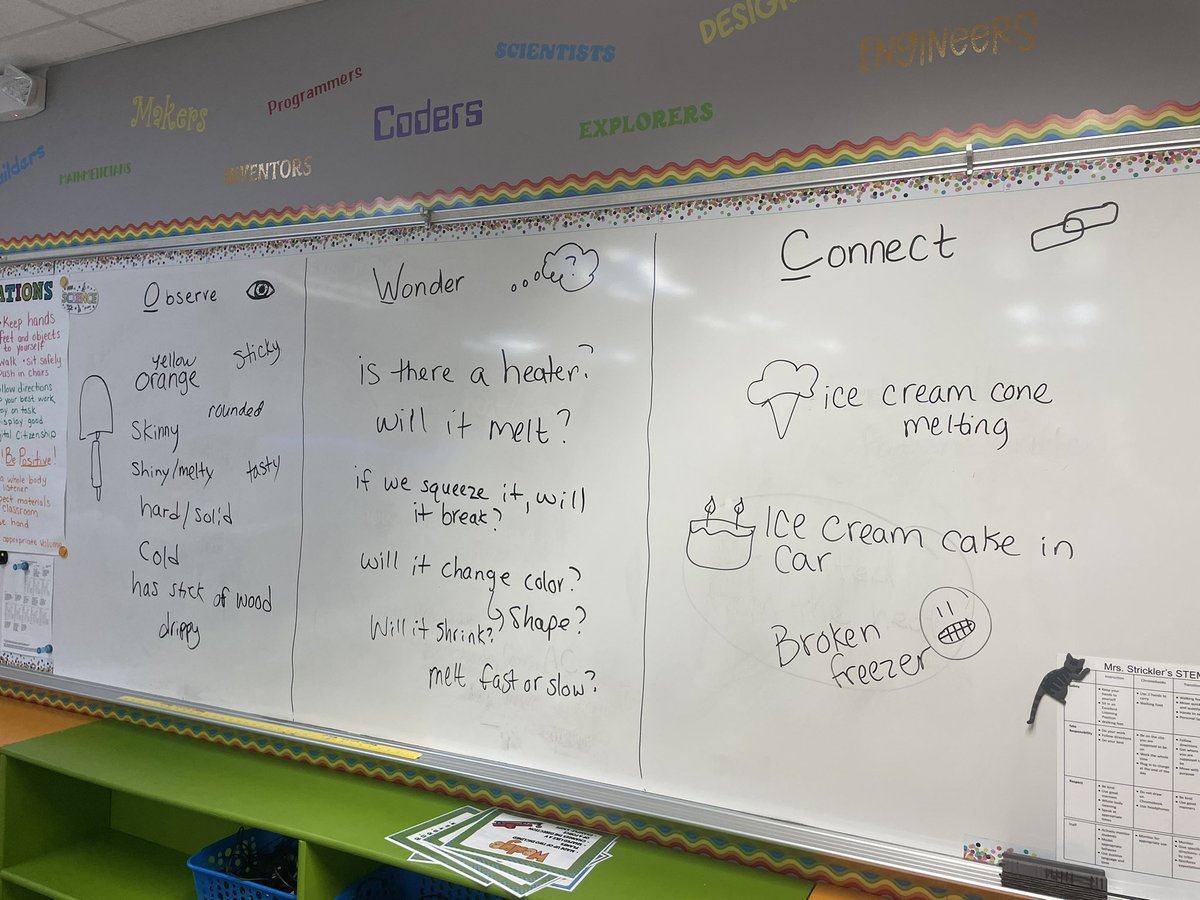 AmandaStrickler's tweet photo. 2nd grade is observing, wondering, and connecting about changes in matter as we begin our engineering unit! #PLTW #BHWarriorPride @Bighollowelem https://t.co/mGzJoQp7Qe