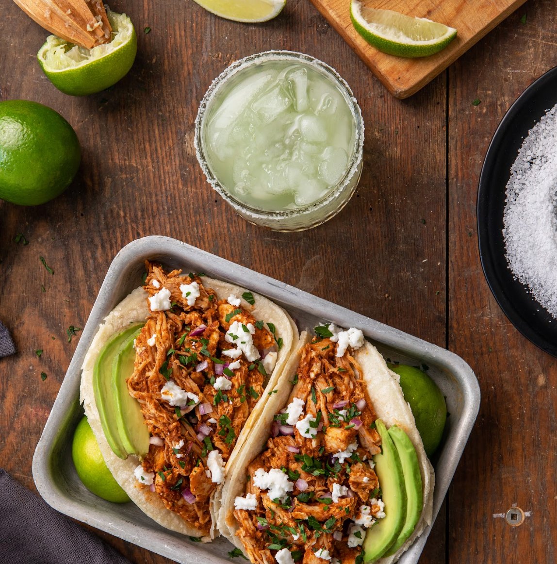 KretschmarDeli's tweet photo. Tacos &amp; a Margarita? Sign us up 🙌  Make taco night tastier than ever when you use Kretschmar's meat, shredded and cooked to perfection! 

You can click to shop your favorite deli meats at the link in our bio!

#ASliceAbove #TasteTheKretschmarLife #DeliSince1883 #OffTheBone https://t.co/ltvBMtER8N