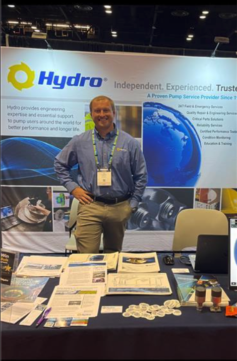 Make sure to visit the Hydro team - Jim Aubrey, Steve Payne and Angie Bruno at PowerGen International today and tomorrow in Orlando, Florida. 
#reliabilityservices #pumpexperts #POWERGEN23 #powergeneration #newpowergeneration #powergenerationplant #sustainableenergysolutions