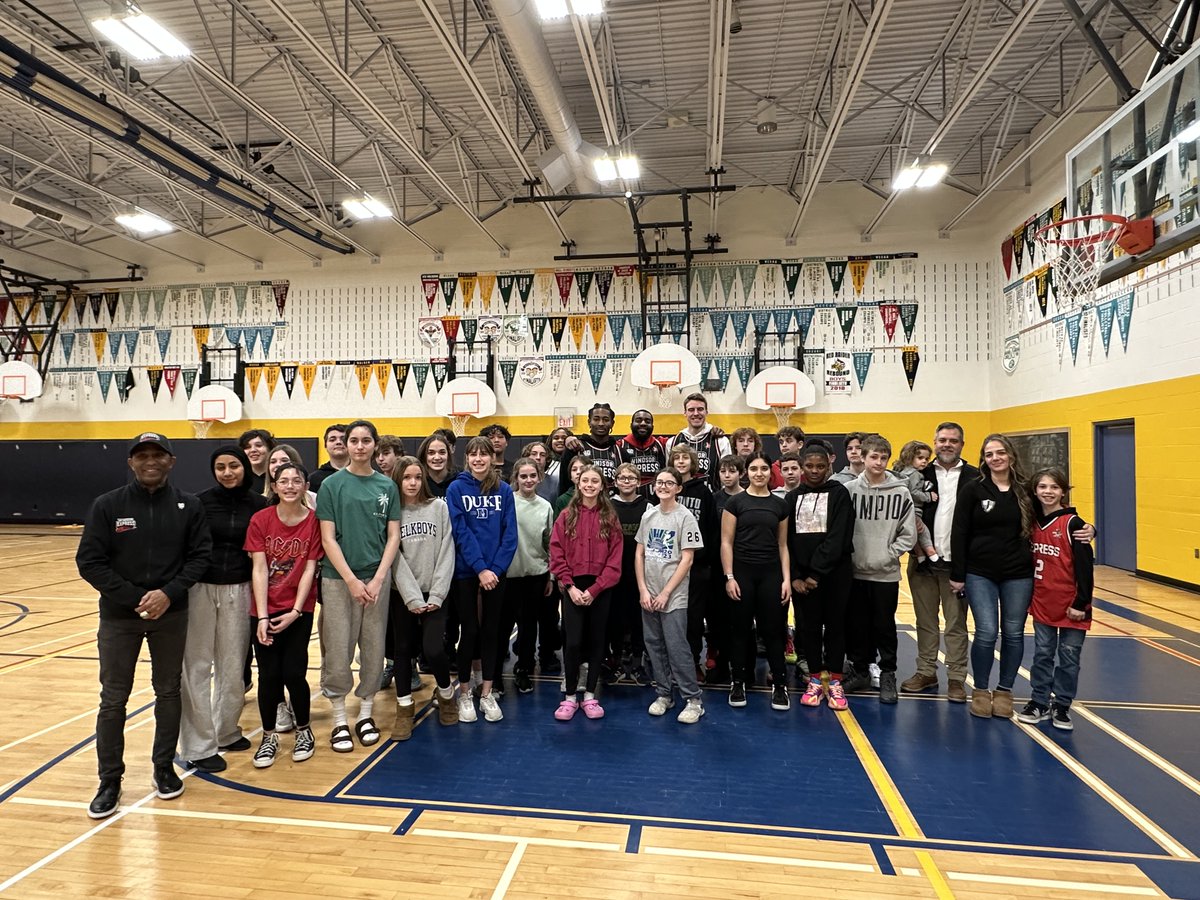 WindsorExpress's tweet photo. School visit at LaSalle Public School. 📚

Thank you to Johnston Security Solutions for selecting LaSalle Public School as part of the Adopt-A-School program. We can’t wait to see the students at the game! 🏀

#WindsorExpress #GameTime #NBLC #yqgcommunity #adoptaschoolprogram https://t.co/7giHhrI5bV