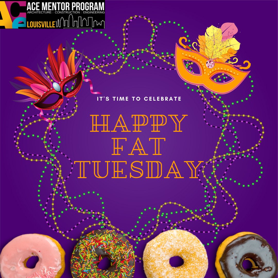 Happy Mardi Gras Louisville! Celebrate Fat Tuesday with us today by ordering a dozen Krispy Kreme doughnuts🎉🍩  Support Ace Mentor of Louisville with a Tuesday treat, order today and schedule where you would like to pick up! 

groupraise.com/offer-campaign…

#FundraisingForACause