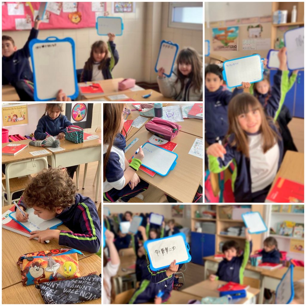 fecmips's tweet photo. 10,20,30,40,50,60,70,80,90.
Nos dejamos el 100 para dárselo a la clase de #primeroEP porque no trabajan de 10,lo hacen de ¡💯!
¿Hay algún material que le guste más que sus #pizarritasblancas?
Una buena manera de reforzar cálculo mental y practicar.
#mates #primaria @colegiosfec https://t.co/4tnu8kyvQH