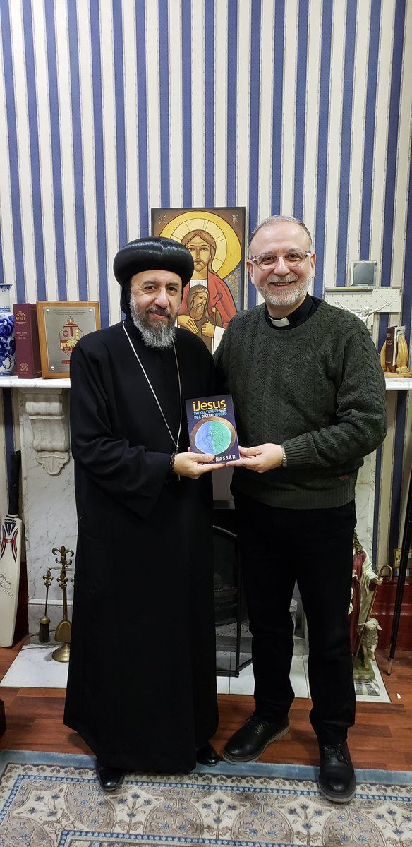 Nadim_Nassar's tweet photo. It was a great pleasure to present my new book #iJesus to our very dear friend, brother and great patron @BishopAngaelos
Thank you Sayedna for all your care and support
@CopticMediaUK @episcopal_news @Awareness_Found @CHBookshop https://t.co/VqzJIsvvNV