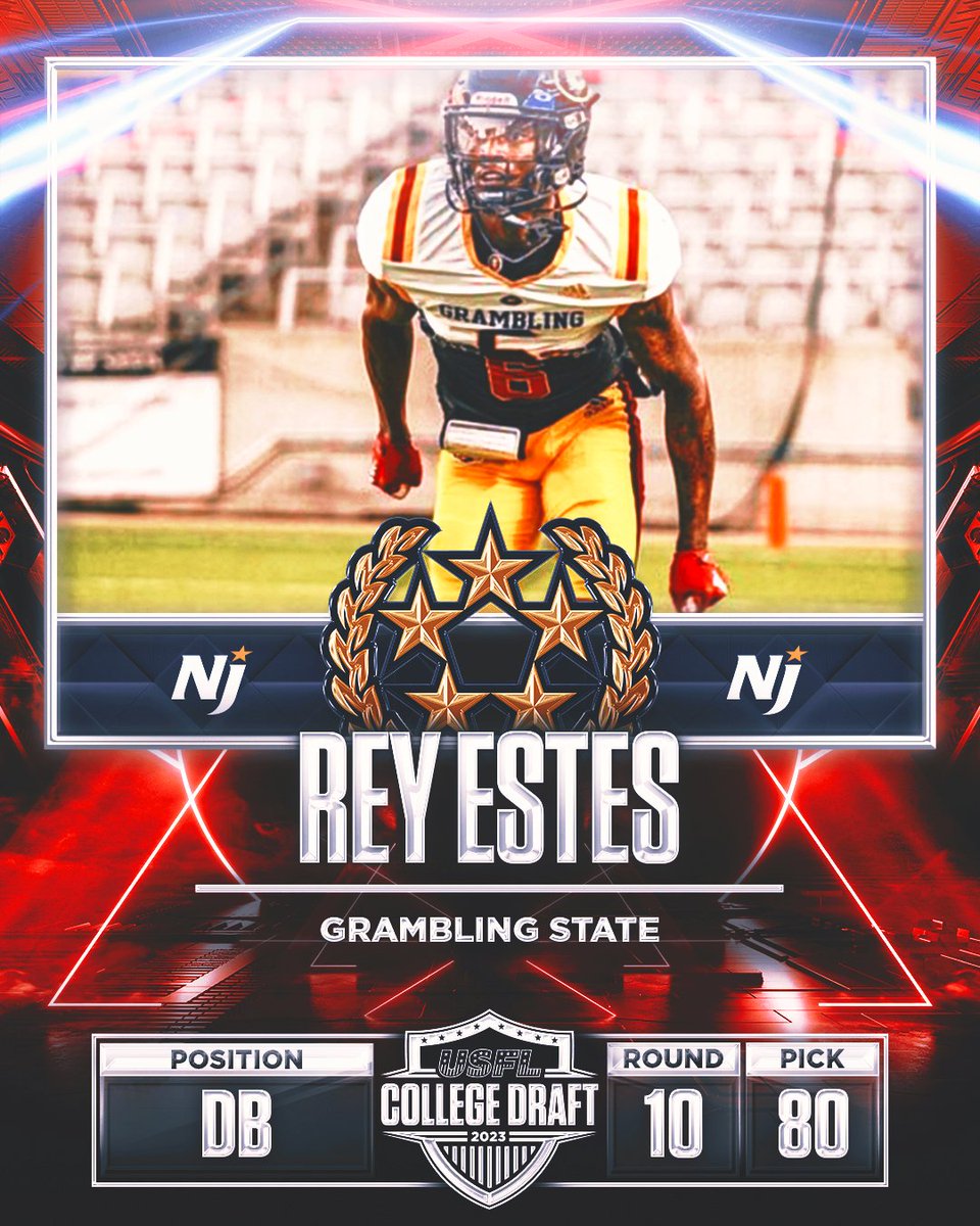 With the final pick in the 2023 USFL College Draft, we select Rey Estes 👏

#InTheTrenches 🎖🫡