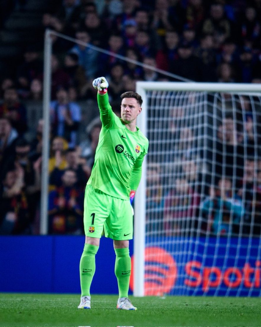 To both Alisson and Courtois: When the heat is on and the pressure is high, that's when Ter Stegen s...