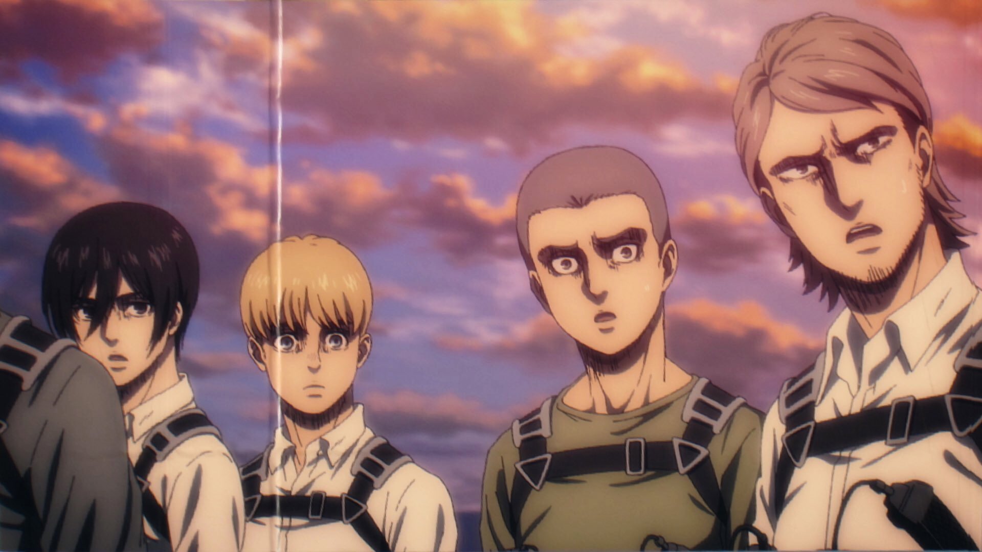 Attack on Titan Wiki on X: "Mikasa, Armin, Connie, Jean https://t.co/tlqcXNOBbR" / X