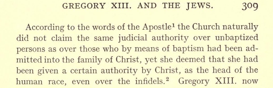 More 1500s anti-BOD proof: After the Council and Catechism of Trent, the Church's ancient dogma of Church membership for salvation (EENS), alone tied to water, Pope Gregory XIII then dealt with those, *who had not been admitted into the family of Christ (the Church) by baptism.*