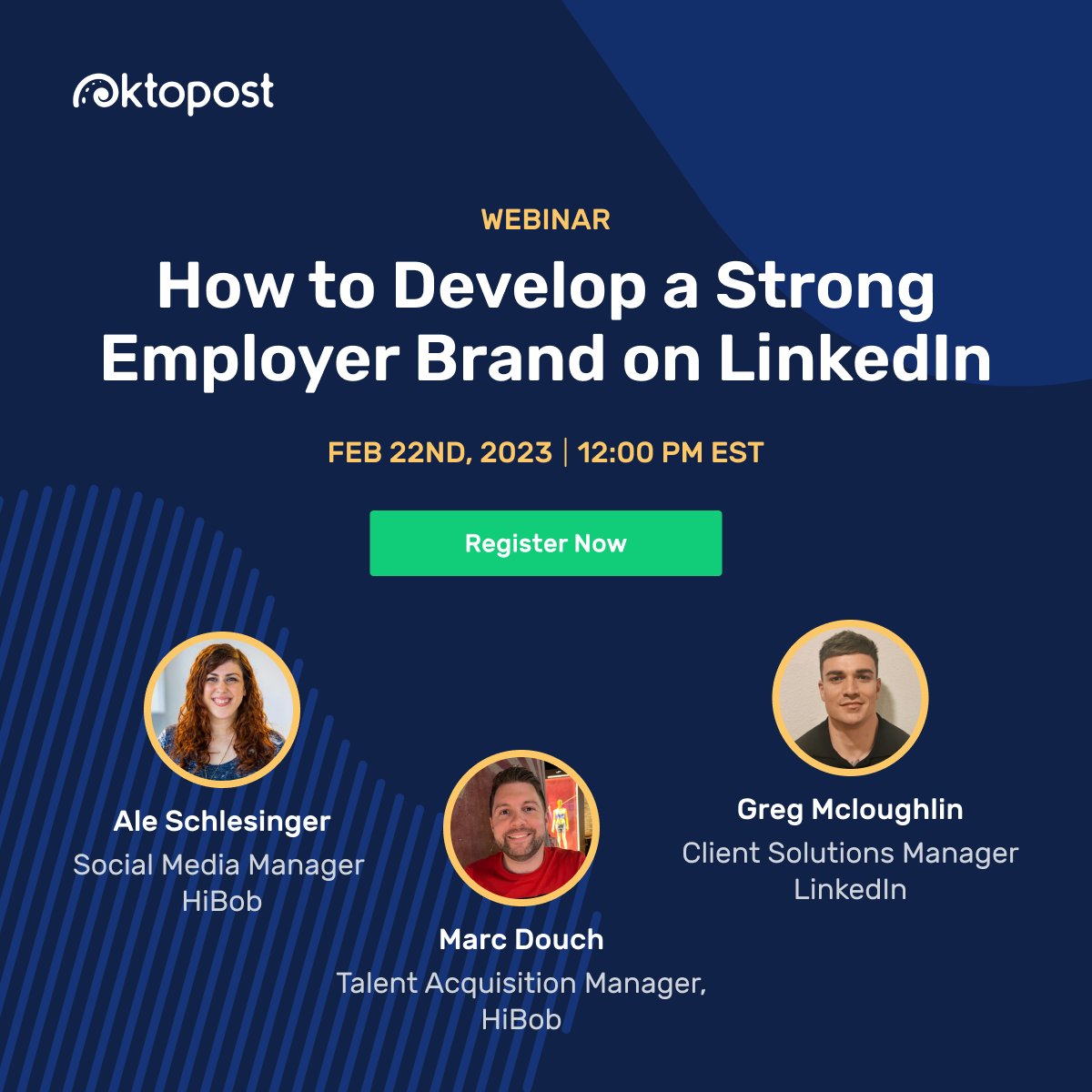 SelinaOktopost's tweet photo. 🔓Unlock the secrets of building a strong employer brand on LinkedIn! 

Join @HiBob_HR, @LinkedIn &amp; @Oktopost for this webinar, or simply sign up for the recording 📹
https://t.co/XjnuhhbmSj
#EmployerBranding #LinkedIn #Webinar https://t.co/a9lKED8pk9