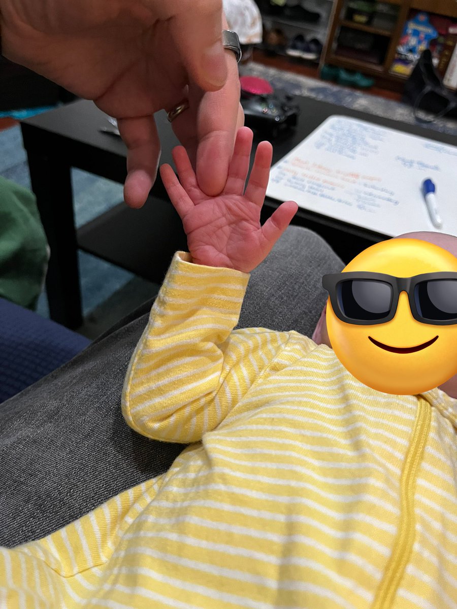 gstud04's tweet photo. Baby’s first Vulcan salute 🖖! #llap #StarTrek https://t.co/JZMftp0SL3