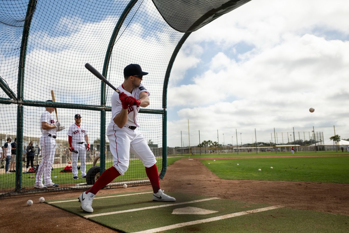 RedSox's tweet photo. Swinging it. https://t.co/WwpYeL2j5a