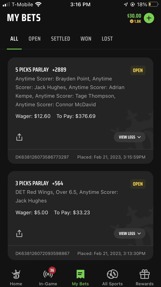 LTPbeantown's tweet photo. LTP random bet of the month because I’m a demon on the nhl lines this year 😈 https://t.co/vlJ2UVdhLh