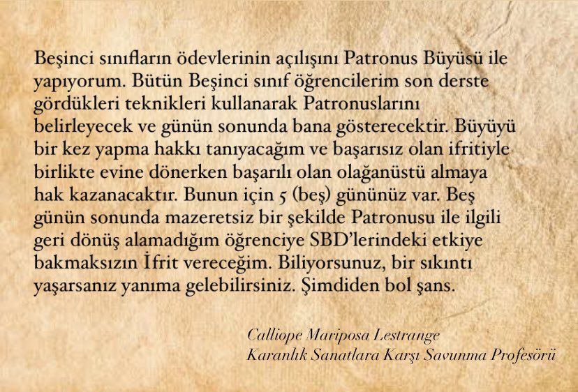 //Herhangi bir kafa karışıklığı durumunda bana yazabilirsiniz. Belirttiğim gibi beş gün içerisinde bana geri dönüş yaparsanız çok iyi olur. Bunun dışında ödev almak isteyen diğer öğrencilere de seve seve yardımcı olurum. Mesaj kutum hepinize açık. Sağlıkla kalın 🤍