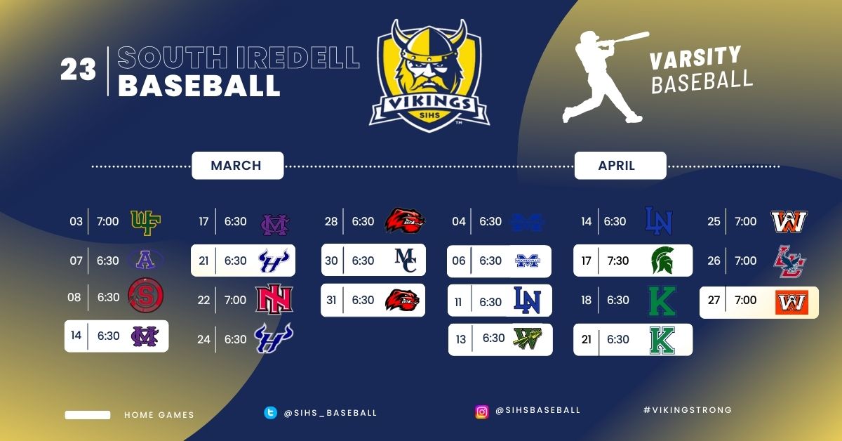 SIHS_Baseball's tweet photo. Come Out &amp; Support Your Vikings!!! ⚾️ https://t.co/b2IvWhyKPX