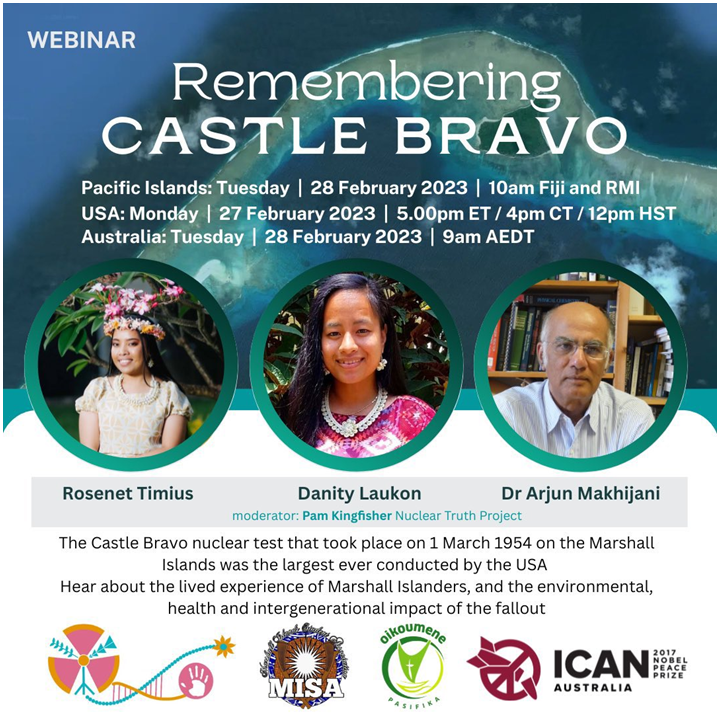PeaceMovementA's tweet photo. Register now! @ 11am 28 Feb (NZDT)👉https://t.co/7fdvhL5Swv #NuclearTruth #NuclearJustice @CWSNZ @timjonesbooks @emacase @uriohau @alishoda @KaiSawaieke @PacificMigrant @RNZPacific @ronnykareni @LisaViliamuJ @4disarmament @andrewtychen @RCW_ #MyFishIsYourFish #PacificLivesMatter https://t.co/7gVxRnHCdI