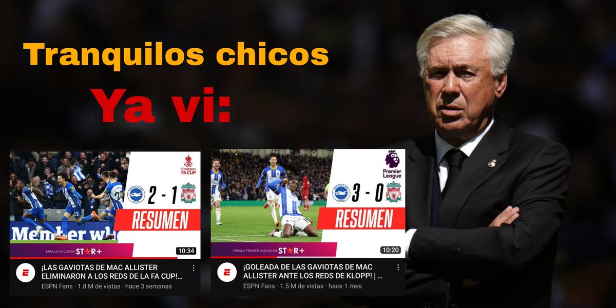 Brighton_arg's tweet photo. Anchelotti en el entretiempo: https://t.co/dZE9noXlpb