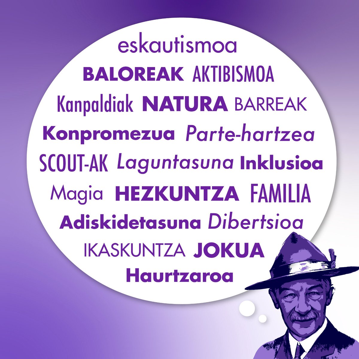 AsdeScout's tweet photo. Mañana 22 de febrero se celebra el Día del Fundador y Pensamiento Scout, en recuerdo al nacimiento de nuestro fundador Robert Baden-Powell.
@scout_es @584elcarmen
#díadelfundador #badenpowell #scoutingforward #soyscout https://t.co/YGtC2wmh1T