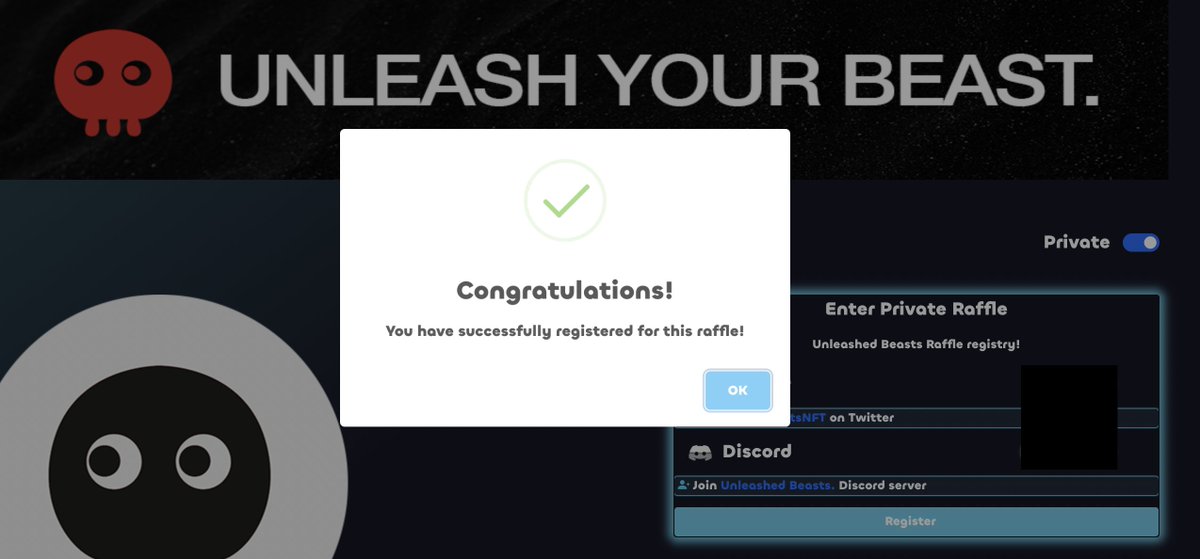 smpl3_io's tweet photo. The whole raffle process with @adamintnet was seamless. Very impressive integration with Discord and Twitter. #NoErrors #FirstTime #CNFT #CNFTProject #CNFTCommunity https://t.co/ZGlKbAMWIQ