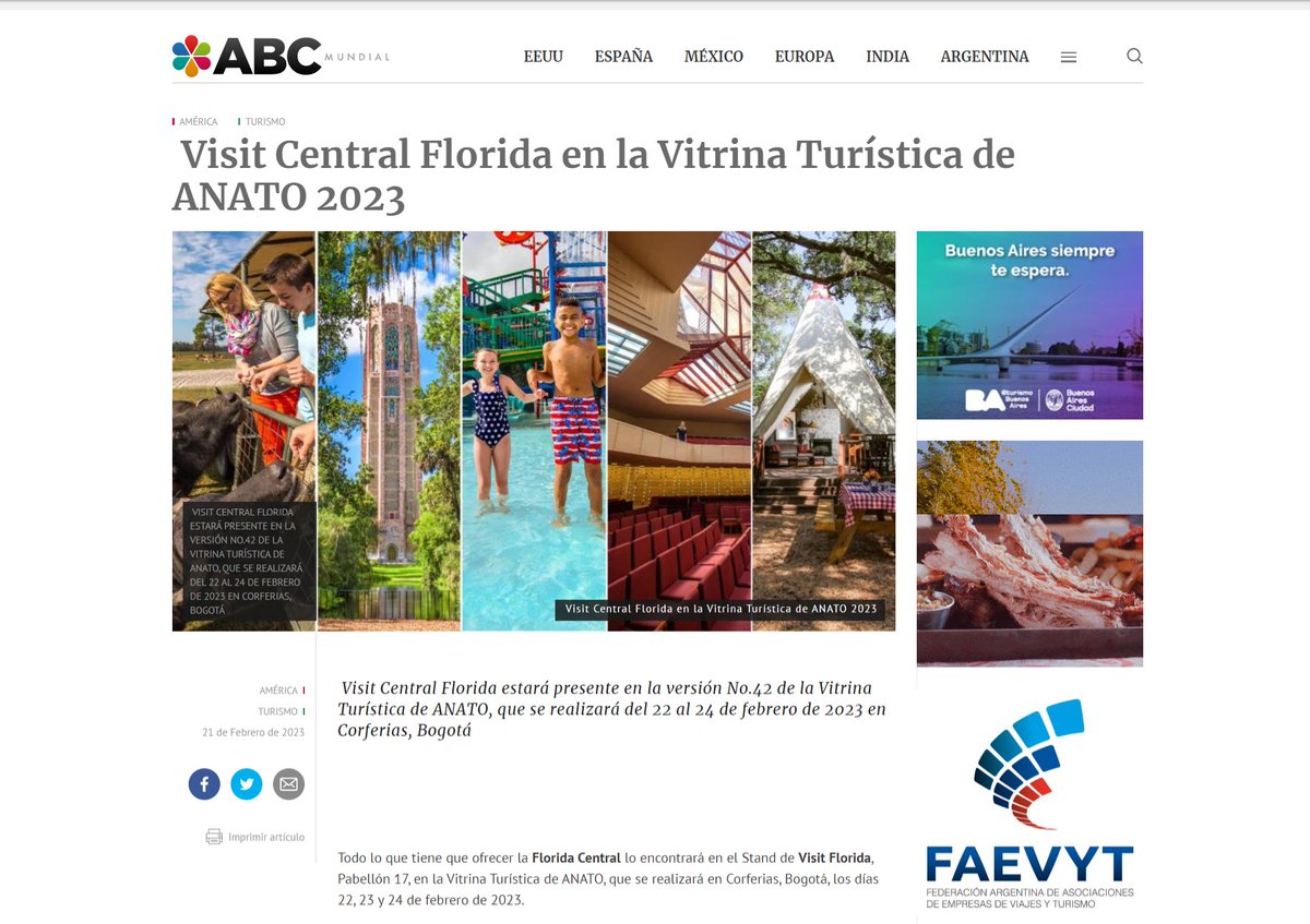 Visit Central Florida en la Vitrina Turística de ANATO 2023 #Colombia 
@VisitCentralFL @AnatoNacional 
@ABCMundial @GiorgenelloKari 
abcmundial.com/2023/02/21/ame…