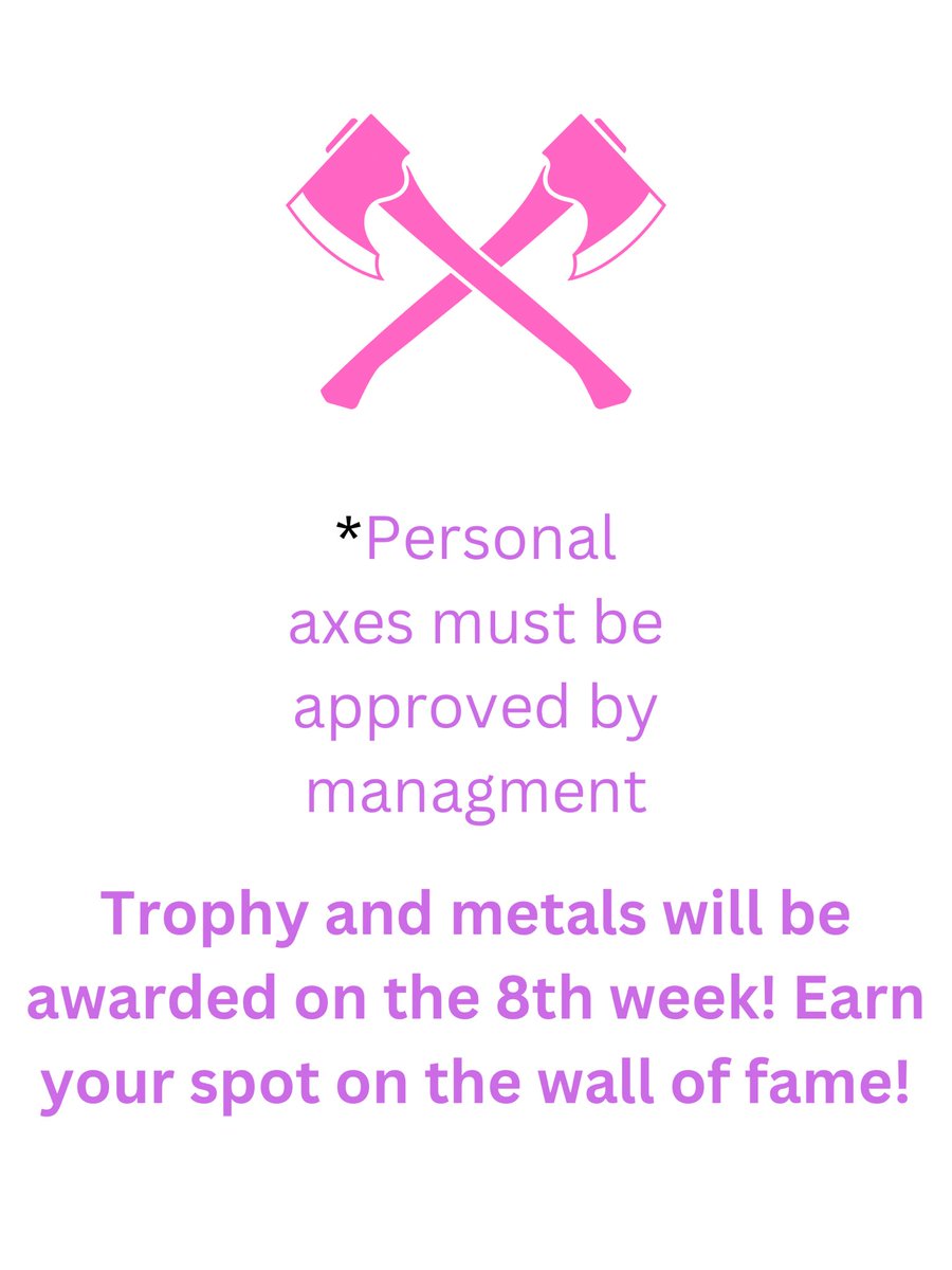 Axecalibur2022's tweet photo. Sign Up for Spring League Now https://t.co/f2gybhhwHi