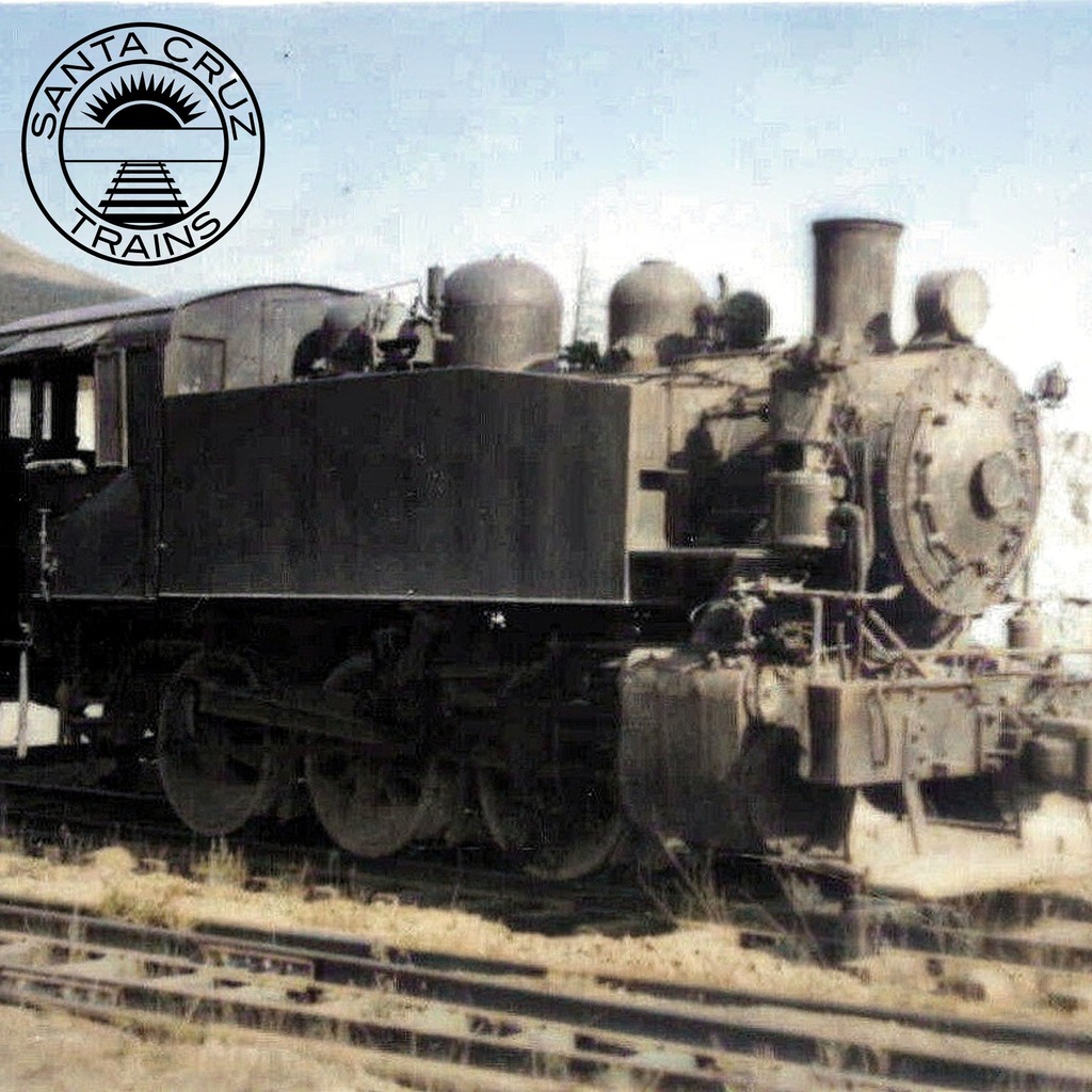 An old steam locomotive on a siding at Graniterock's Logan quarry near Aromas, ca 1950. Courtesy @worthpoint #worthpoint Colorized using @myheritage_official #myheritage @DeOldify #deoldify #santacruztrains #californiahistory #sanbenitocounty #pajarovalley #aromasca @granite…