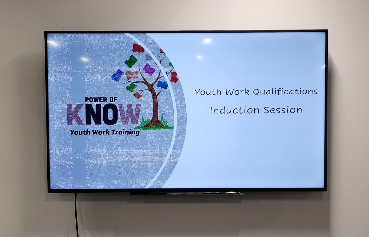 So it happend, our first official training session. All the hard work myself & Rachel Connor have done in the background. Mad to think it all started with a conversation/dream 3 yrs ago. Thank You to everyone that's believed in and supported us @nya @YouthWorkUnit #youthwork