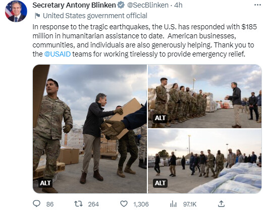 RadioKorea's tweet photo. 지진 피해 터키·시리아에 1억달러 추가 지원
https://t.co/OjyHi20TGR
An additional $100 million aid to earthquake-hit Turkey and Syria
#radiokorea #am1540 #losangeles #usa #라디오코리아 #뉴스 #news #turkey #syria #eaqrthquake https://t.co/QagCoxJZOw