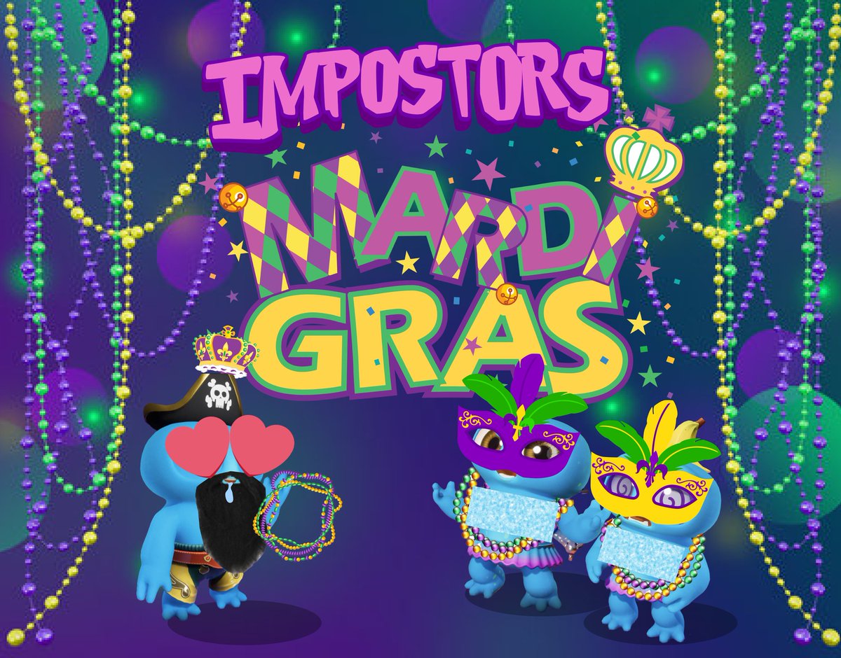 MetaVersig's tweet image. It's #MardiGras2023 and @PlayImpostors knows how to #GetDown 🎊🎉🥳🍻👽