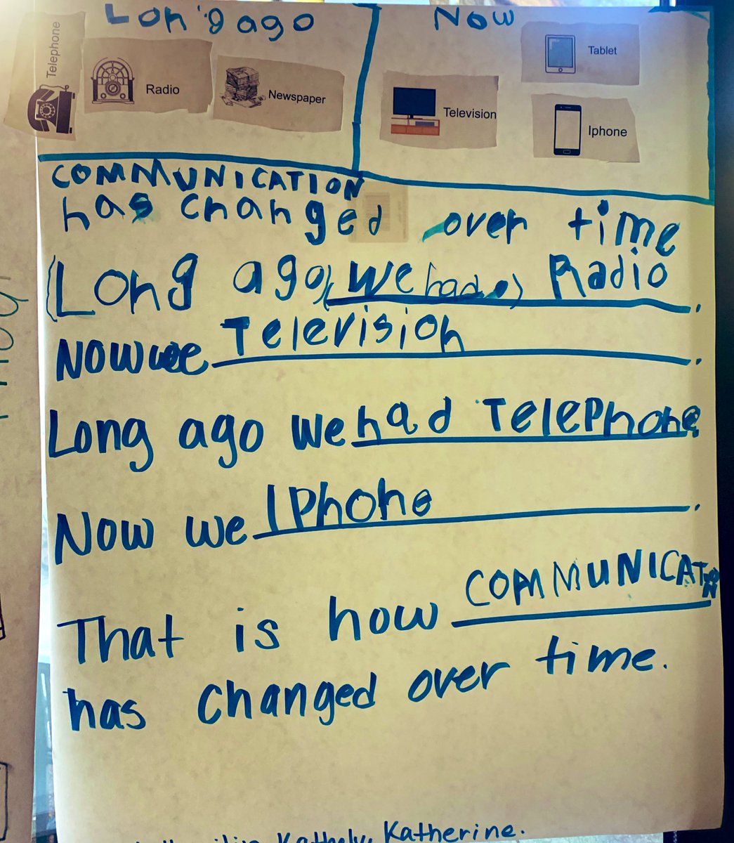 carlota_holder's tweet photo. How adorable is this Kinder writing work. So proud of the students for sorting the visuals and then using them to write sentences. This is from wit and wisdom module 3. #ML_Can https://t.co/gZgjCYQDz6